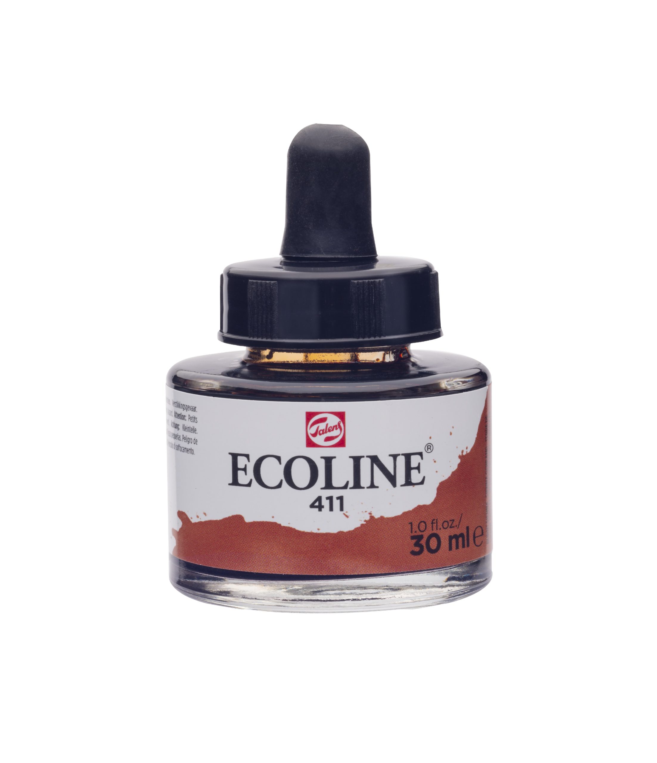 Tinta Aquarela Ecoline Talens 30ml 411 Burnt Sienna