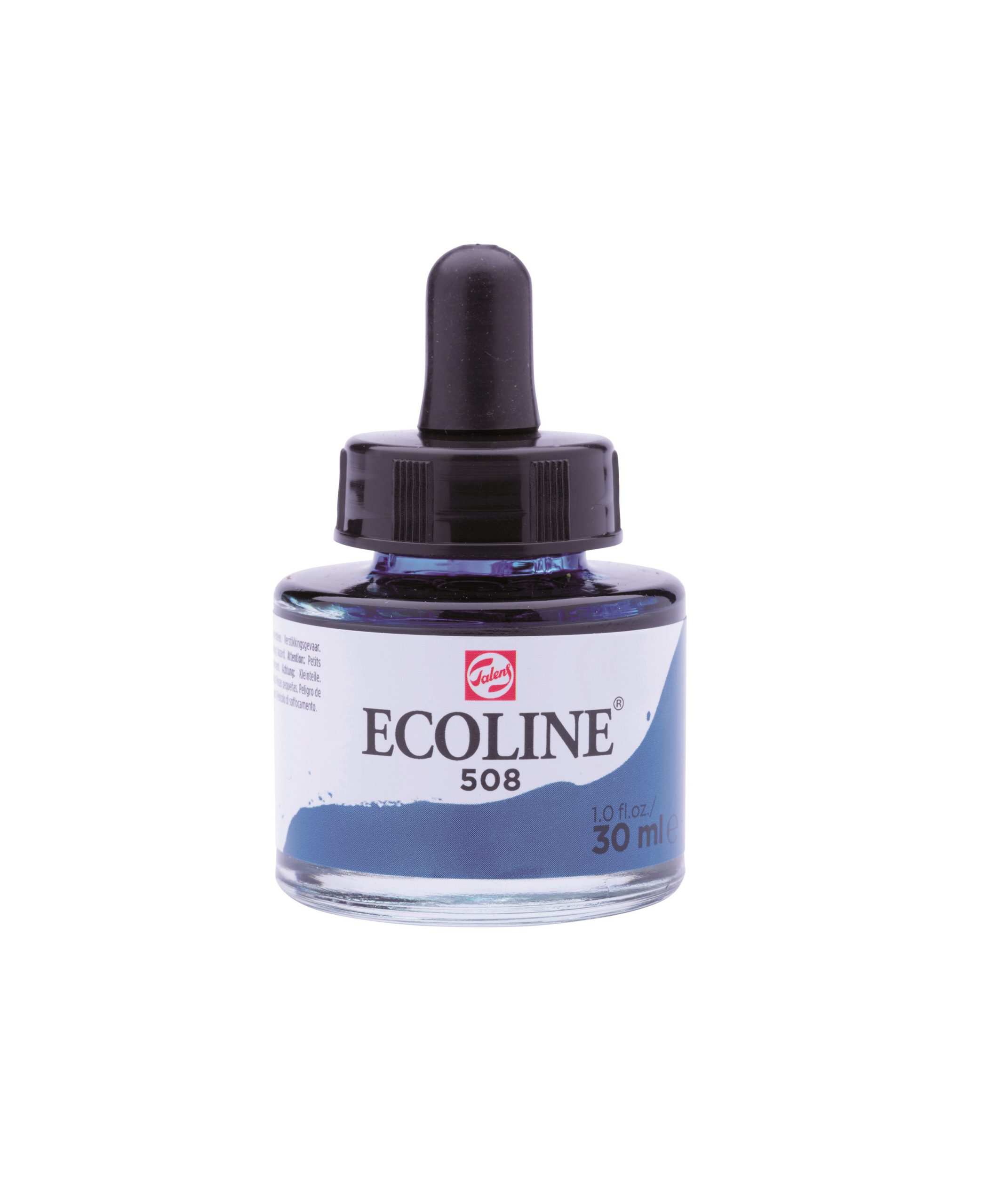 Tinta Aquarela Ecoline Talens 30ml 508 Prussian Blue