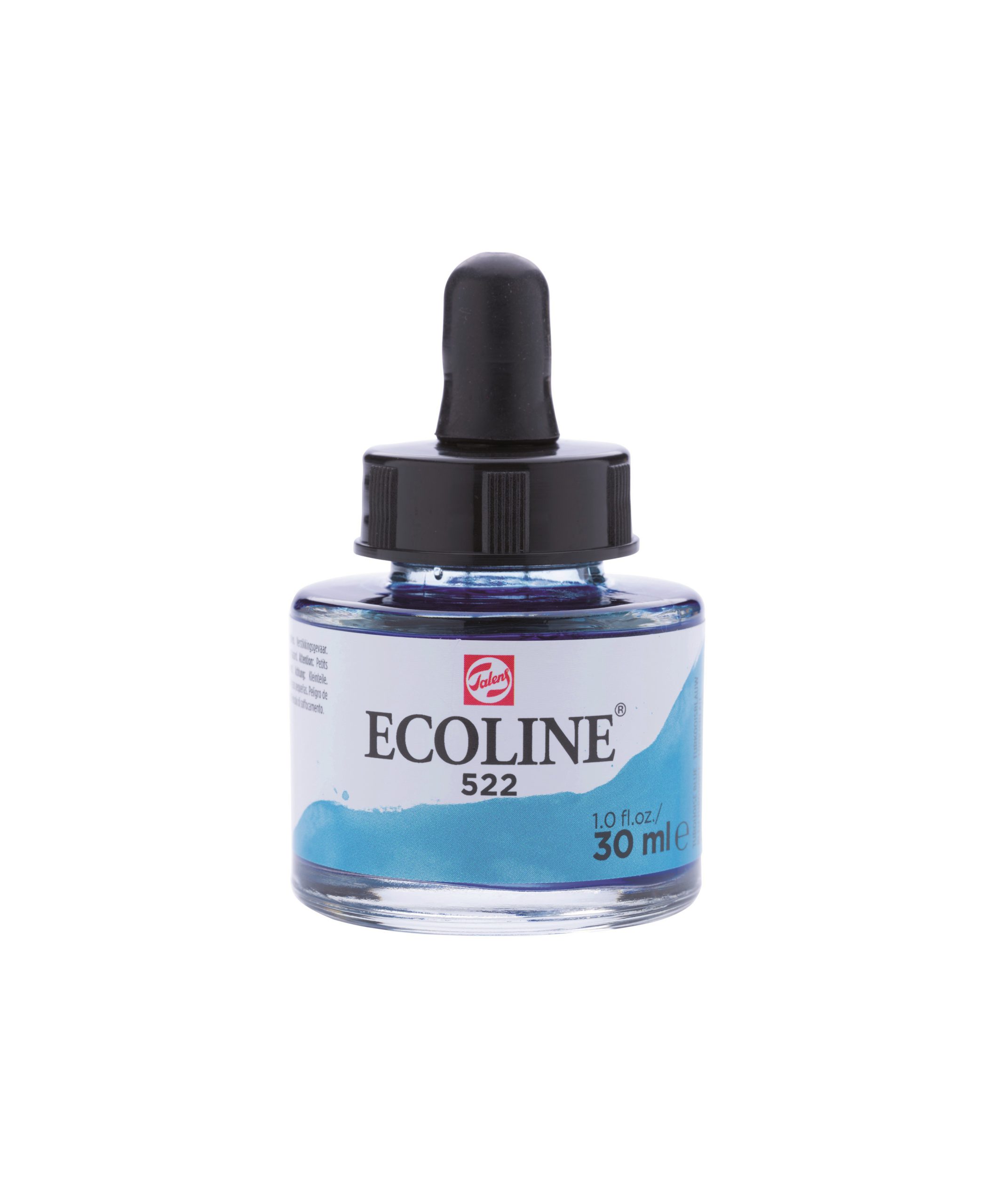 Tinta Aquarela Ecoline Talens 30ml 522 Turquoise Green
