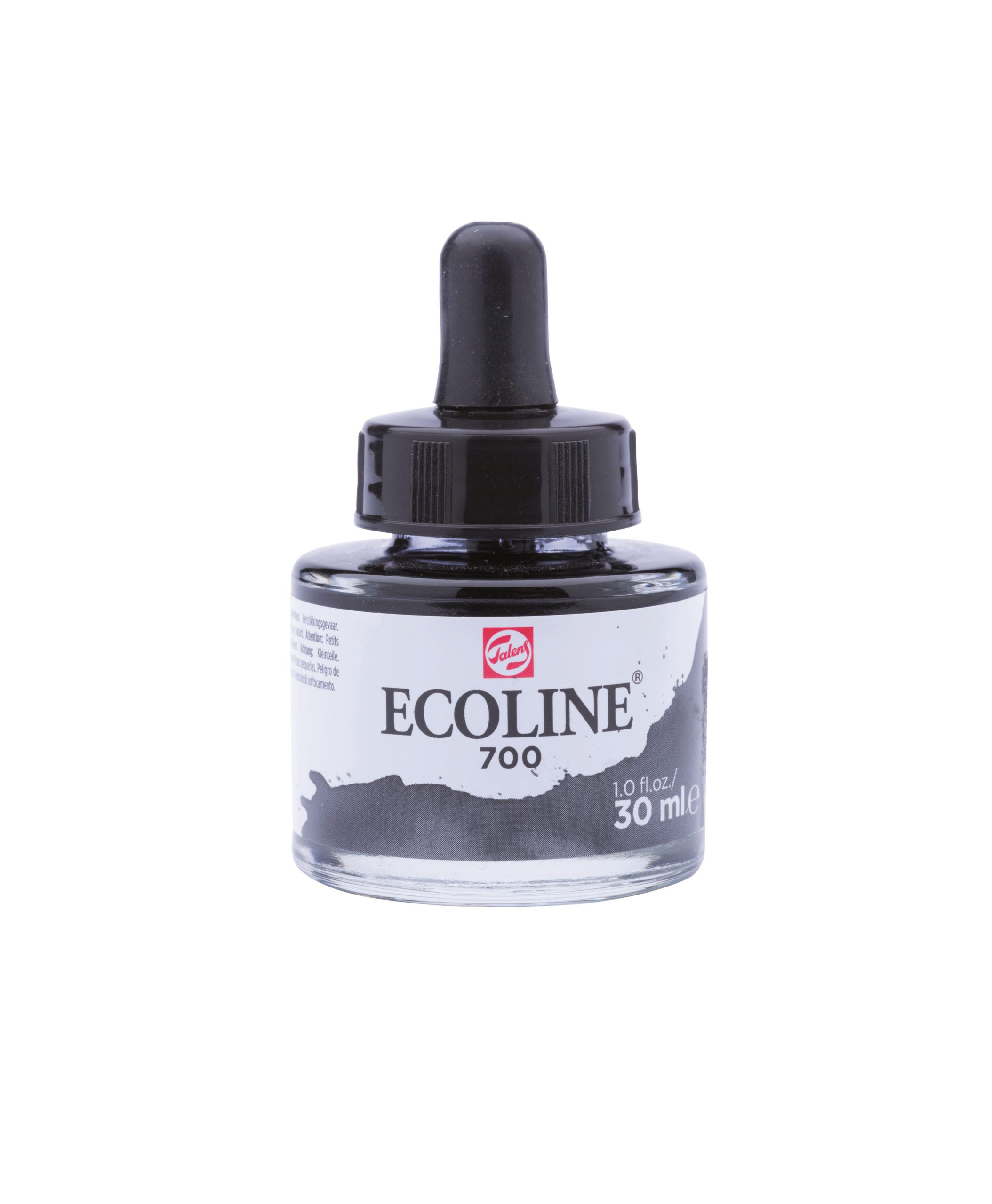 Tinta Aquarela Ecoline Talens 30ml 700 Black