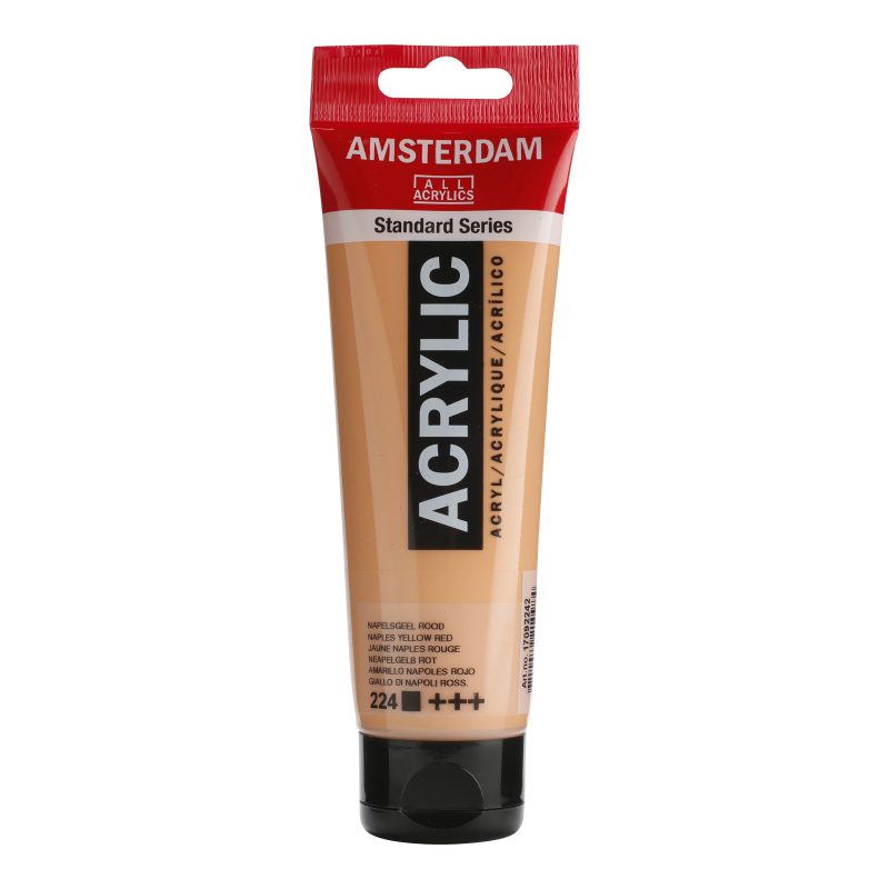 Tinta Acrílica Amsterdam 120ml 224 Naples Yellow Red