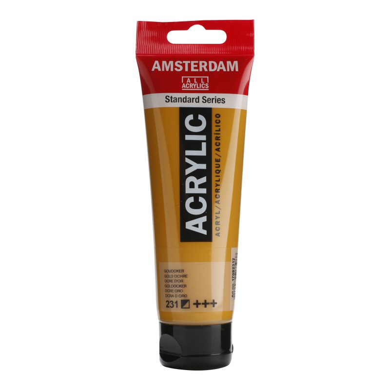 Tinta Acrílica Amsterdam 120ml 231 Gold Ochre