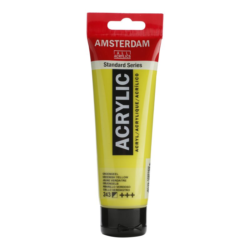 Tinta Acrílica Amsterdam 120ml 243 Green Yellow
