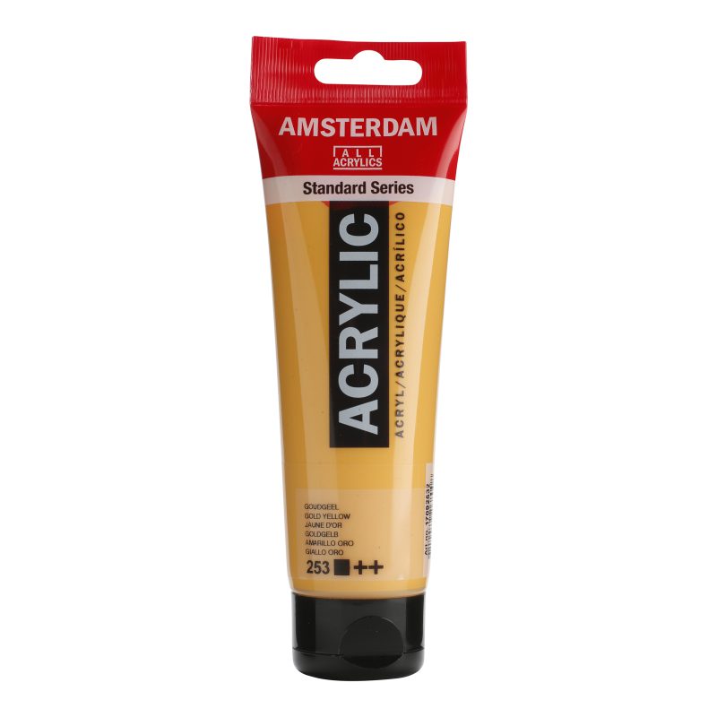 Tinta Acrílica Amsterdam 120ml 253 Gold Yellow