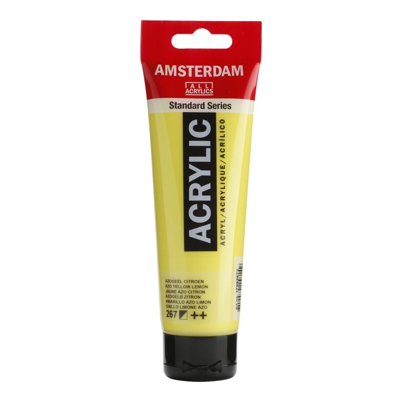 Tinta Acrílica Amsterdam 120ml 267 Azo Yellow Lemon