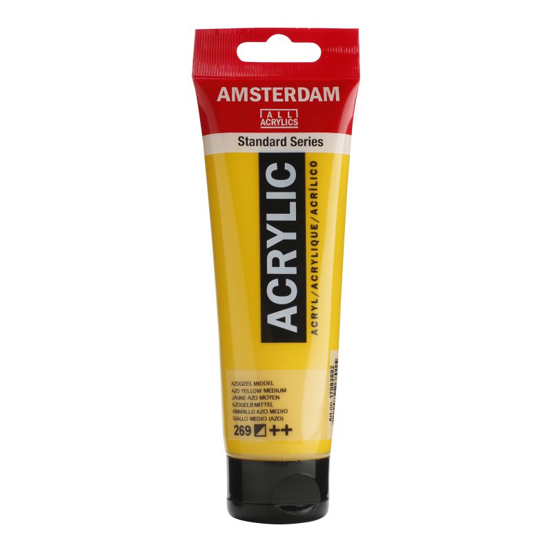 Tinta Acrílica Amsterdam 120ml 269 Azo Yellow M