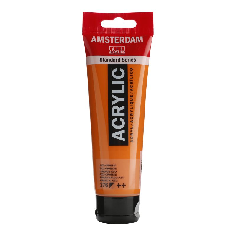 Tinta Acrílica Amsterdam 120ml 276 Azo Orange