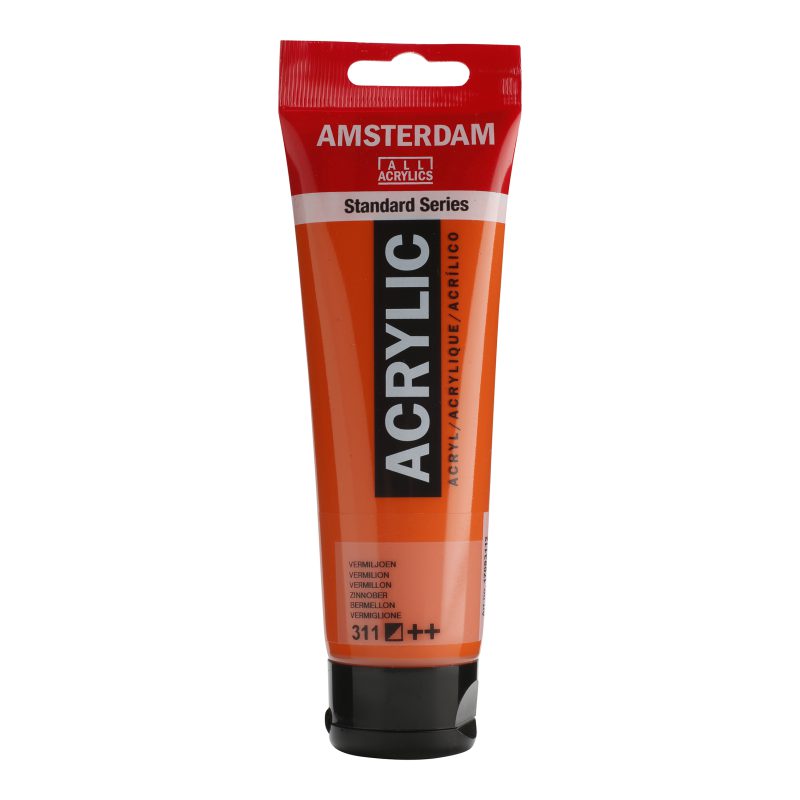 Tinta Acrílica Amsterdam 120ml 311 Vermillion