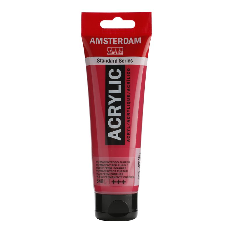 Tinta Acrílica Amsterdam 120ml 348 Perm Red Purple