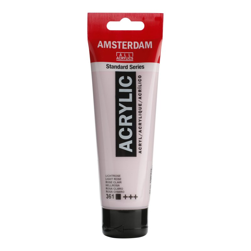 Tinta Acrílica Amsterdam 120ml 361 Light Rose