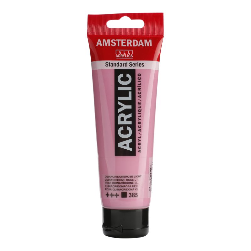 Tinta Acrílica Amsterdam 120ml 385 Quinacridone Rose L