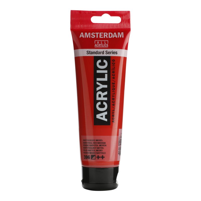 Tinta Acrílica Amsterdam 120ml 396 Naphthol Red M