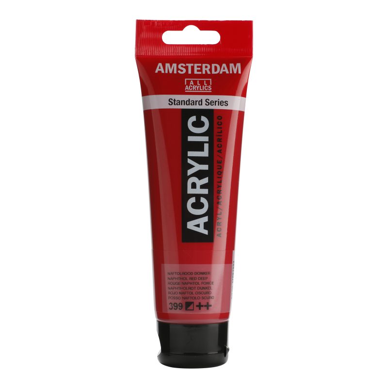 Tinta Acrílica Amsterdam 120ml 399 Naphthol Red D