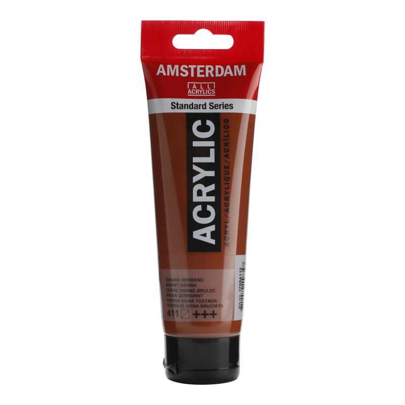 Tinta Acrílica Amsterdam 120ml 411 Burnt Sienna