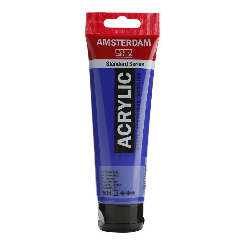 Tinta Acrílica Amsterdam 120ml 504 Ultramarine