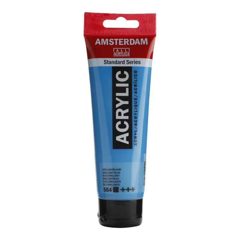 Tinta Acrílica Amsterdam 120ml 564 Brilliant Blue