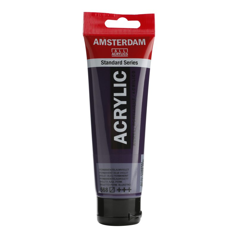 Tinta Acrílica Amsterdam 120ml 568 Perm Blue Violet