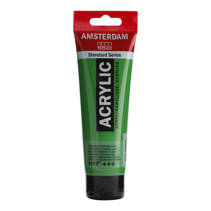 Tinta Acrílica Amsterdam 120ml 618 Perm Green L