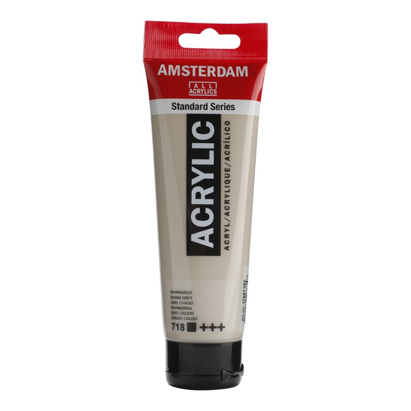 Tinta Acrílica Amsterdam 120ml 718 Warm Grey
