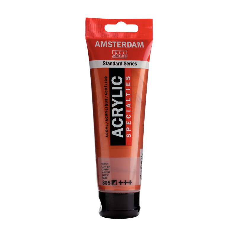 Tinta Acrílica Amsterdam 120ml 805 Copper