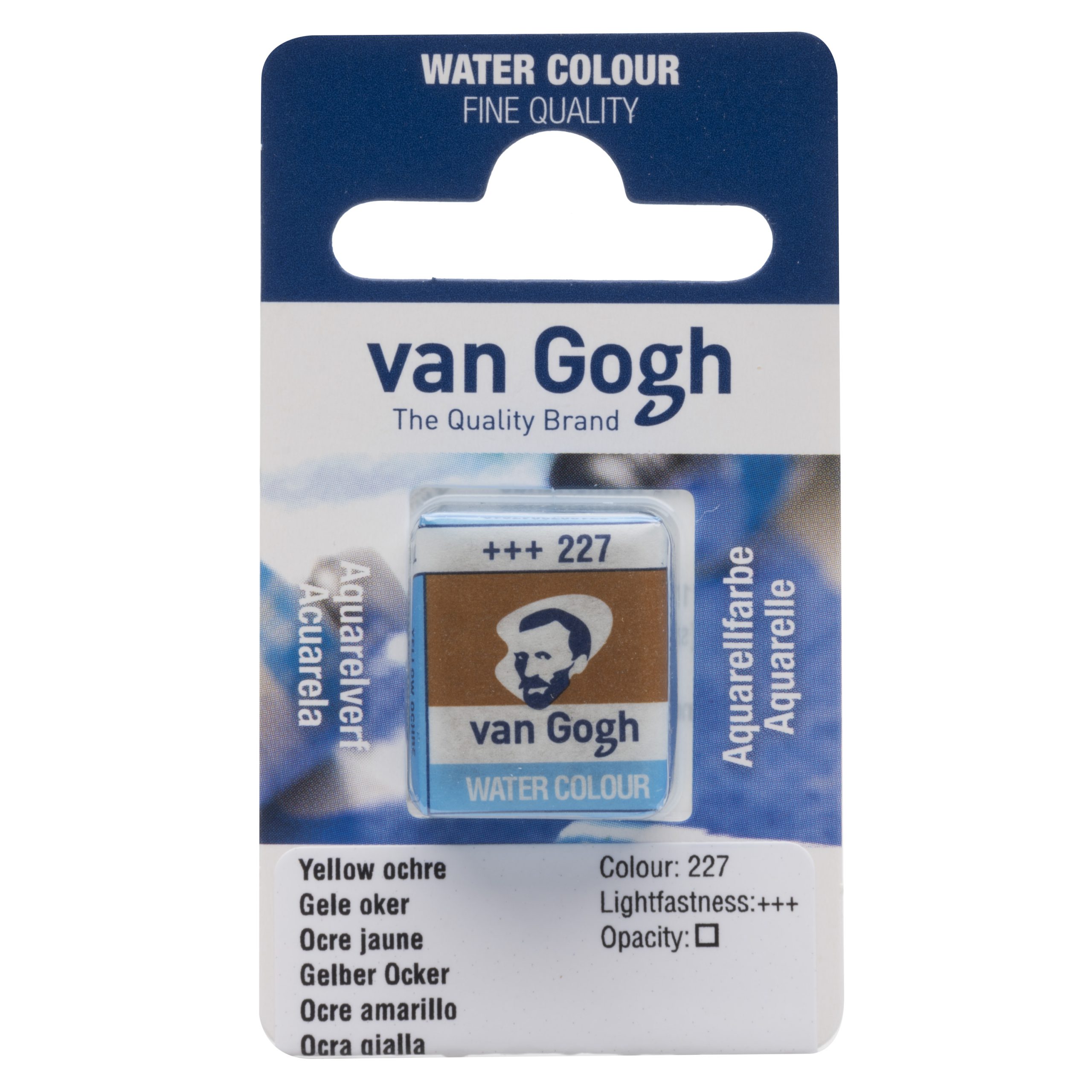 Tinta Aquarela Van Gogh Pastilha 227 Yellow Ochre
