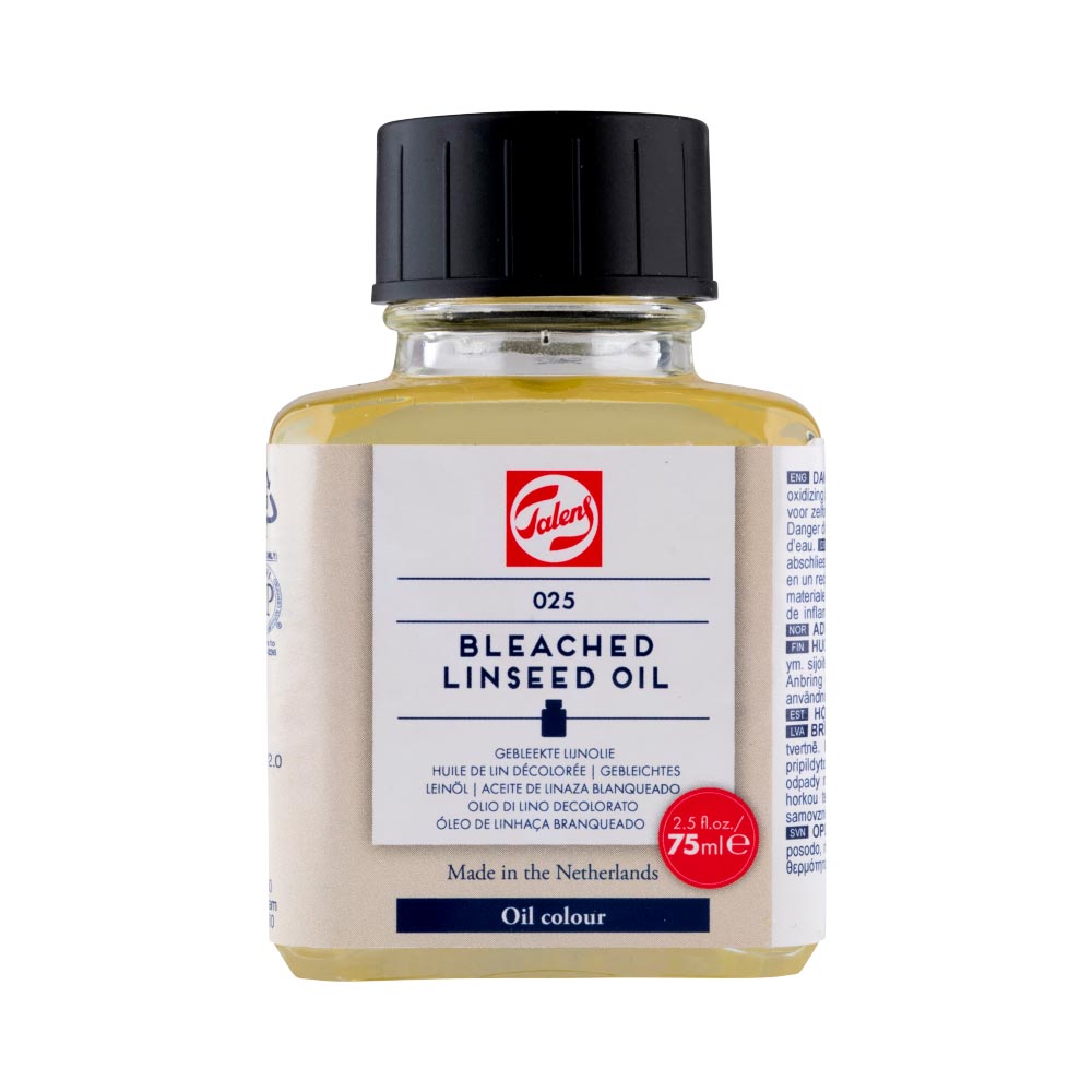 oleo de linhaças da Royal Talens em pote de 75ml