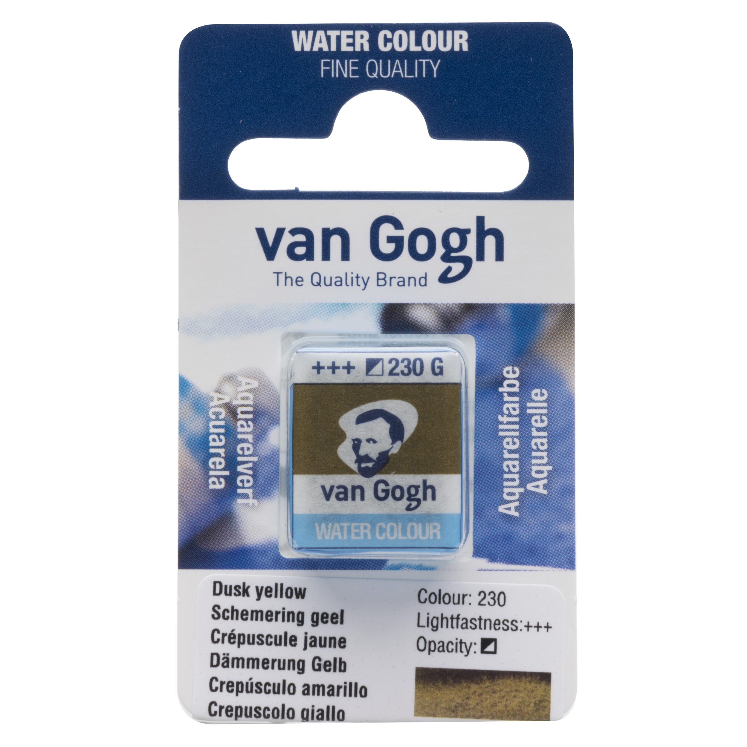 Tinta Aquarela Van Gogh Pastilha 230 Dusk Yellow