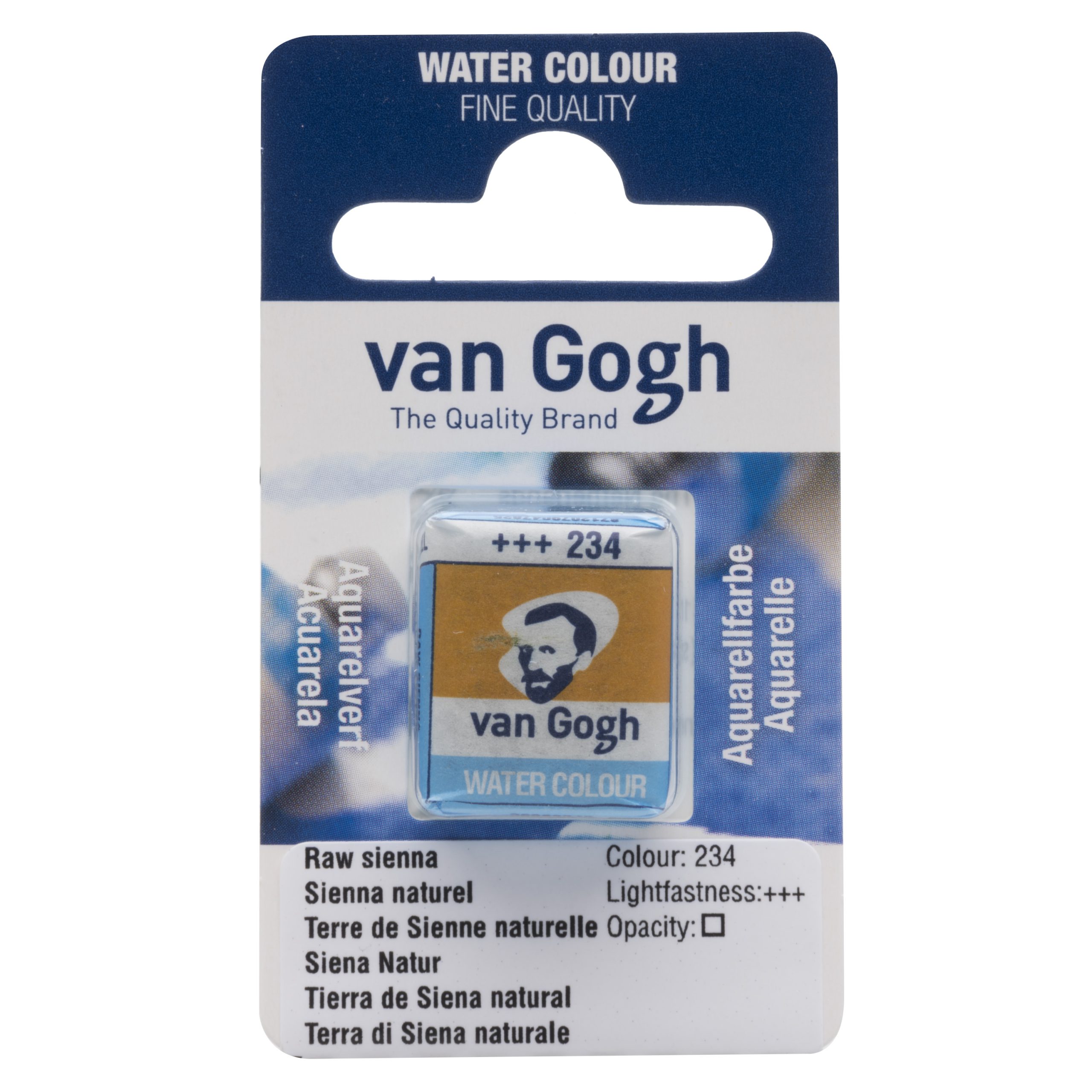 Tinta Aquarela Van Gogh Pastilha 234 Raw Sienna