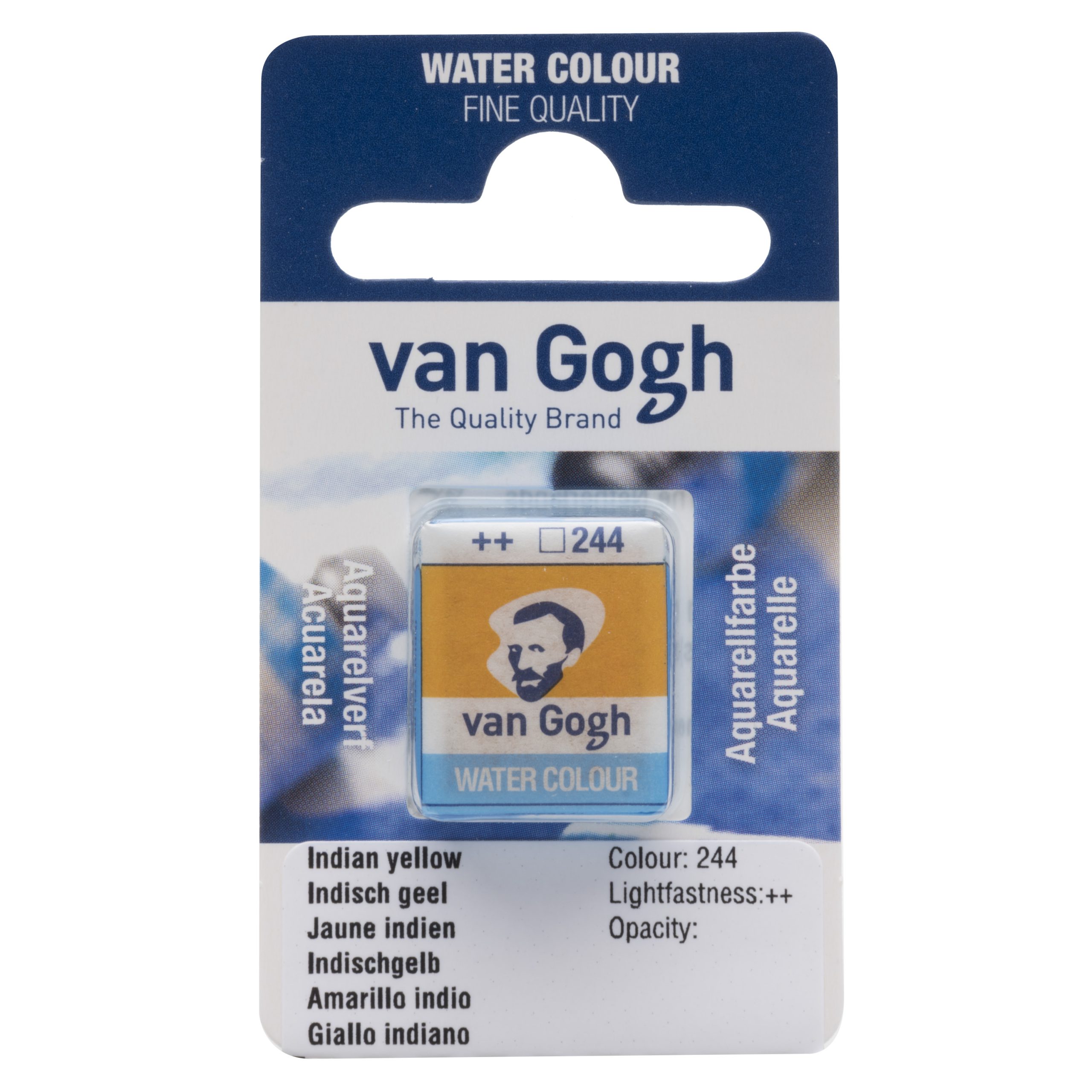 Tinta Aquarela Van Gogh Pastilha 244 Indian yellow