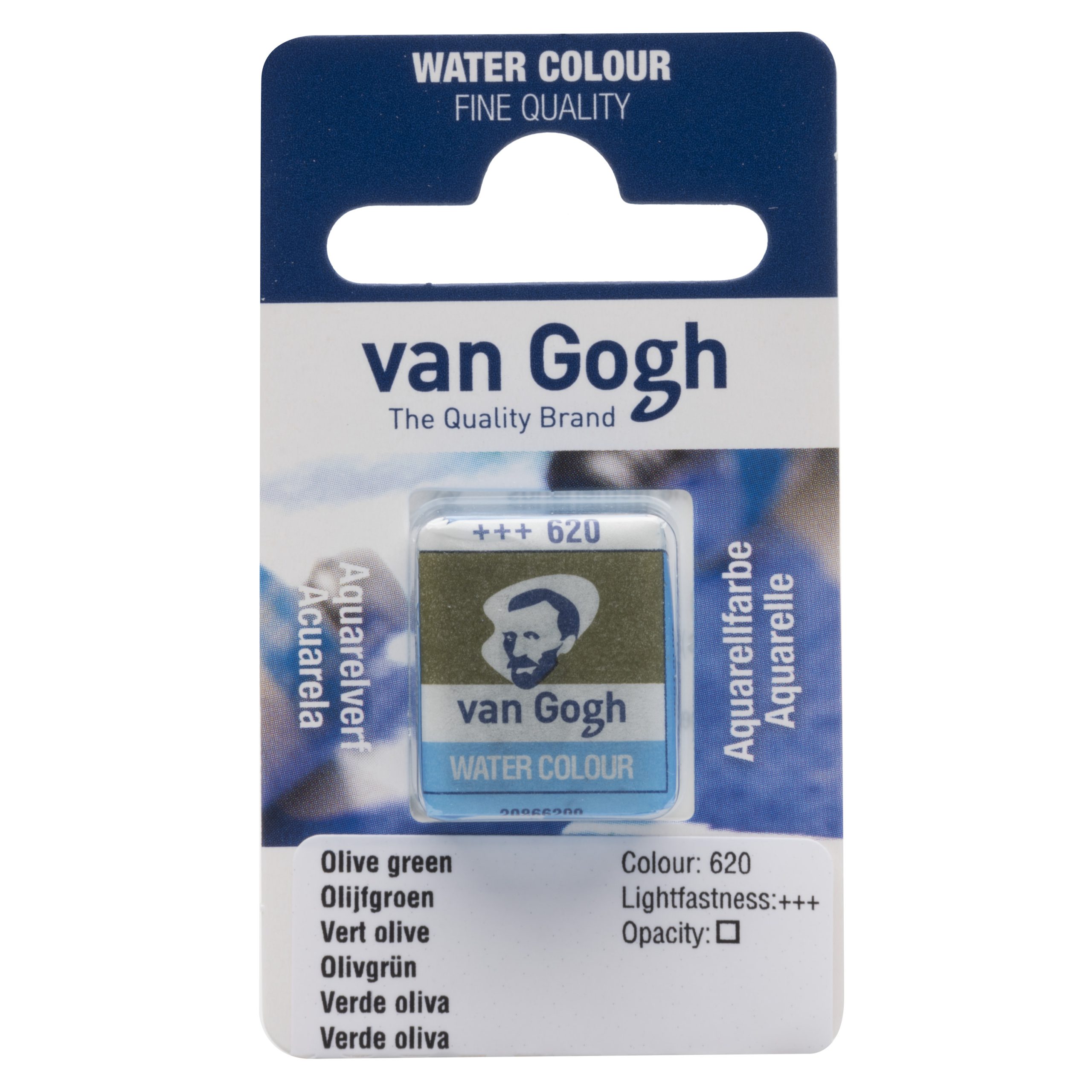 Tinta Aquarela Van Gogh Pastilha 620 Olive Green