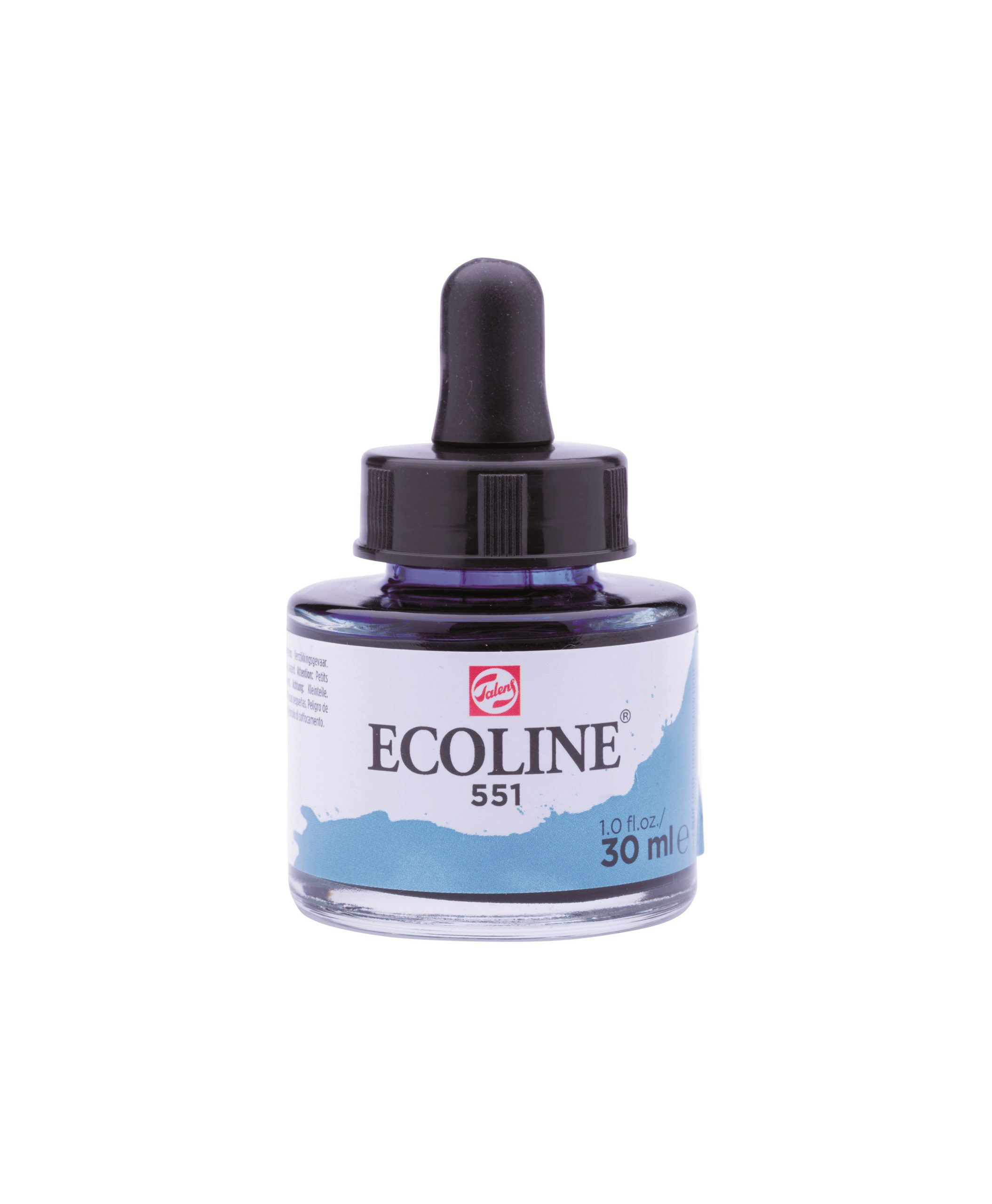 Tinta Aquarela Ecoline Talens 30ml 551 Sky blue light