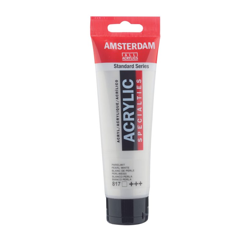 Tinta Acrílica Amsterdam 120ml 817 Pearl white