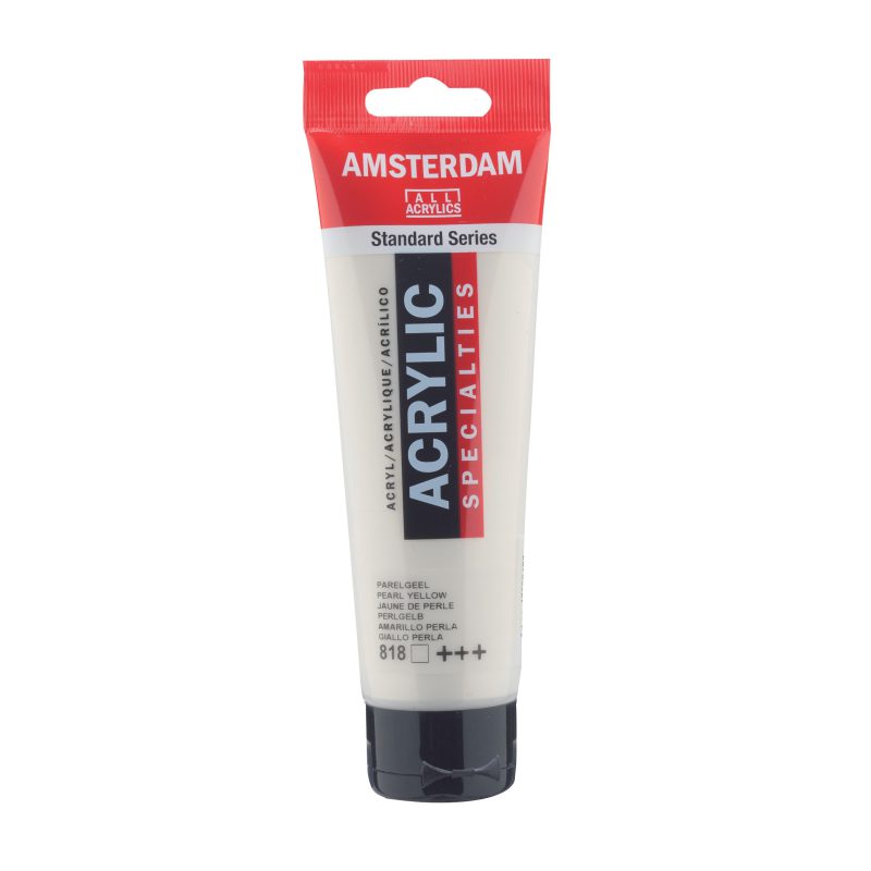 Tinta Acrílica Amsterdam 120ml 818 Pearl yellow
