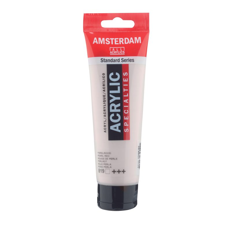 Tinta Acrílica Amsterdam 120ml 819 Pearl Red
