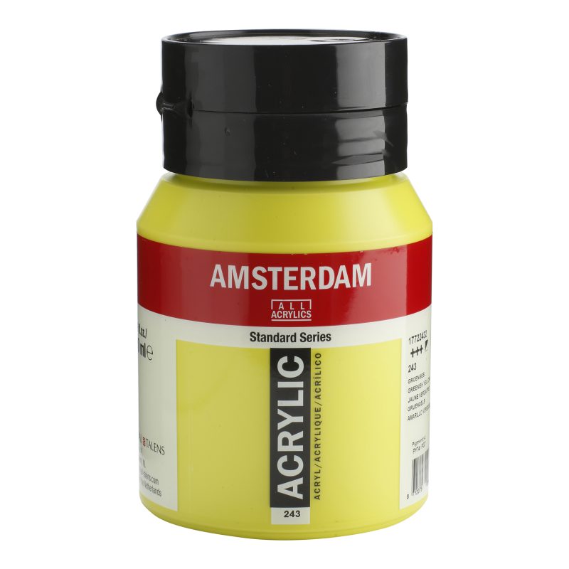 Tinta Acrílica Amsterdam 500ml 243 Green yellow