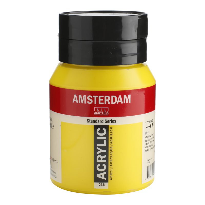 Tinta Acrílica Amsterdam 500ml 268 Azo yellow L