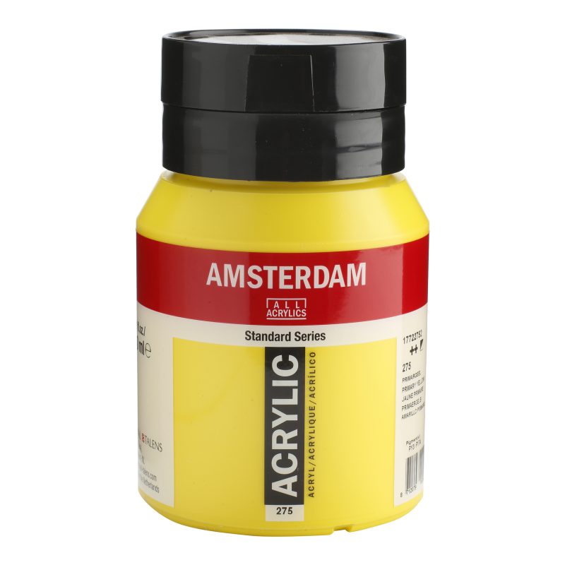 Tinta Acrílica Amsterdam 500ml 275 Primary yellow