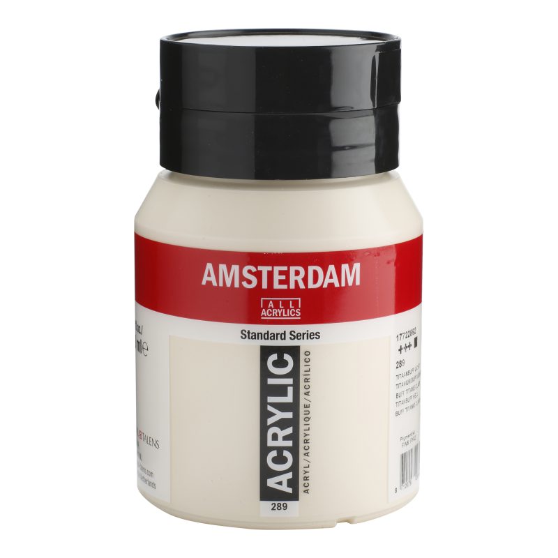 Tinta Acrílica Amsterdam 500ml 289 Titanium buff L