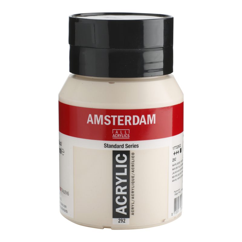 Tinta Acrílica Amsterdam 500ml 292 Naples yellow red L