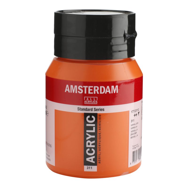 Tinta Acrílica Amsterdam 500ml 311 Vermilion