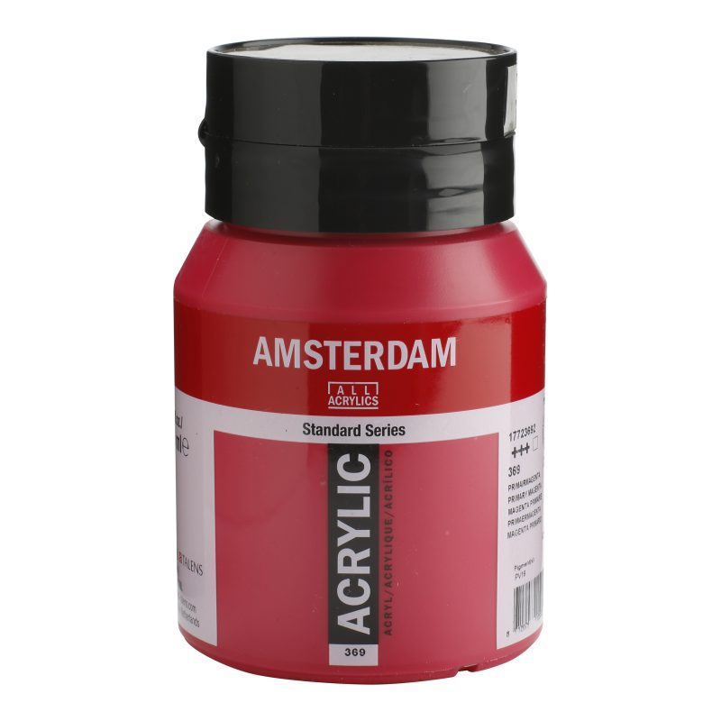 Tinta Acrílica Amsterdam 500ml 369 Primary magenta