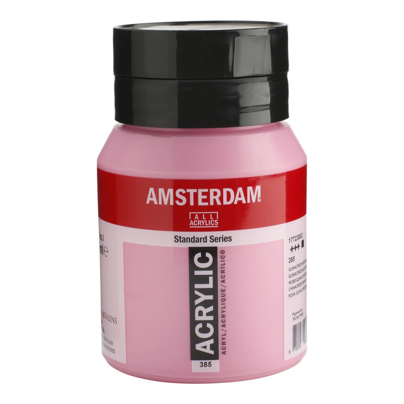 Tinta Acrílica Amsterdam 500ml 385 Quinacridone rose L