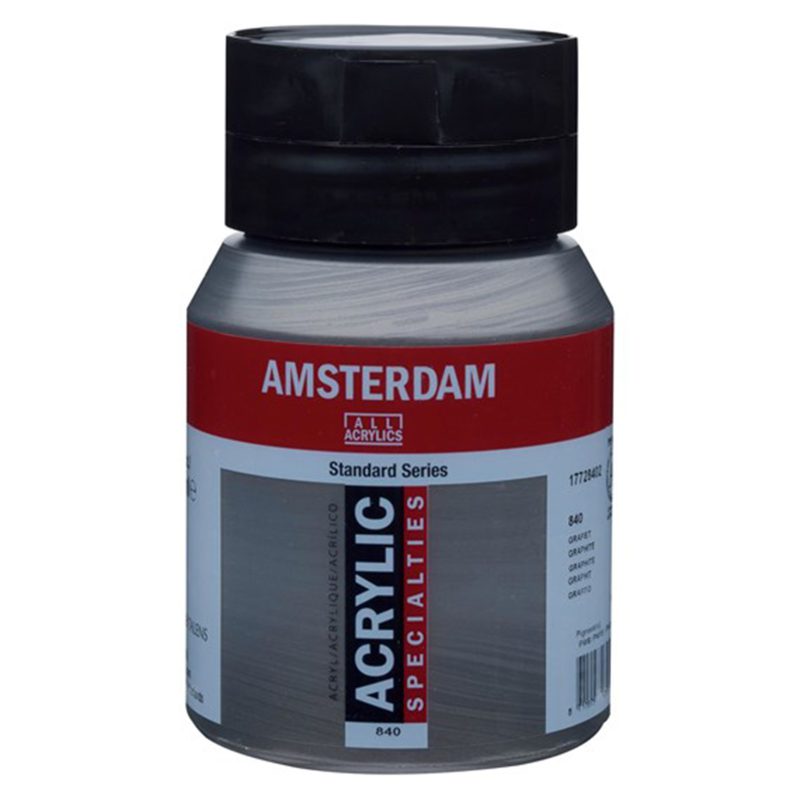 Tinta Acrílica Amsterdam 500ml 840 Graphite