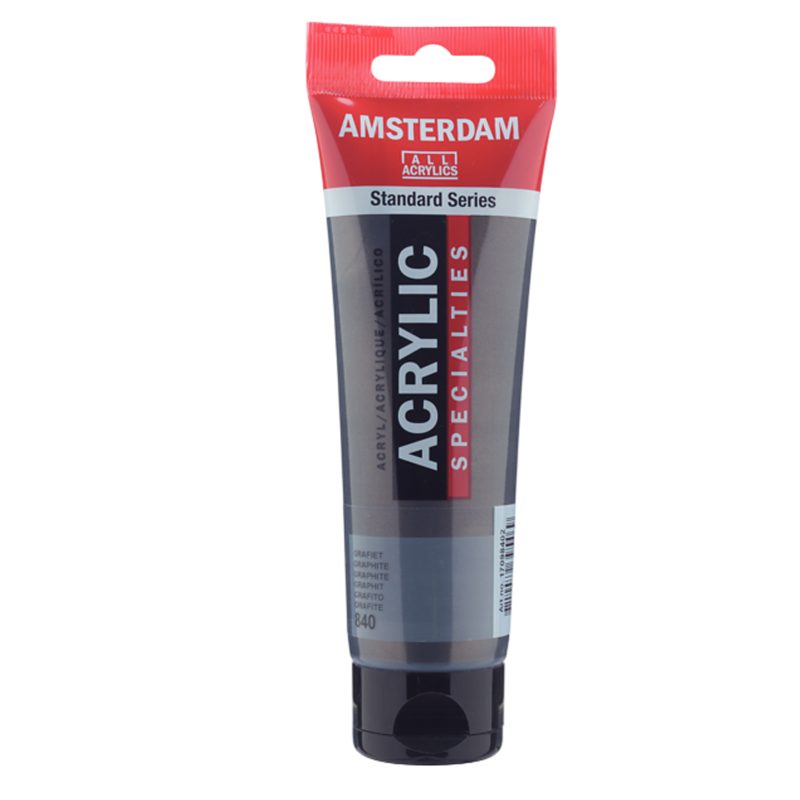 Tinta Acrílica Amsterdam 120ml 840 Graphite