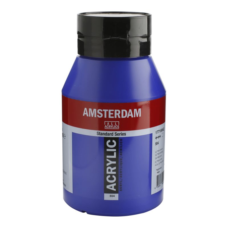 Tinta Acrílica Amsterdam 1 litro 504 Utramarine
