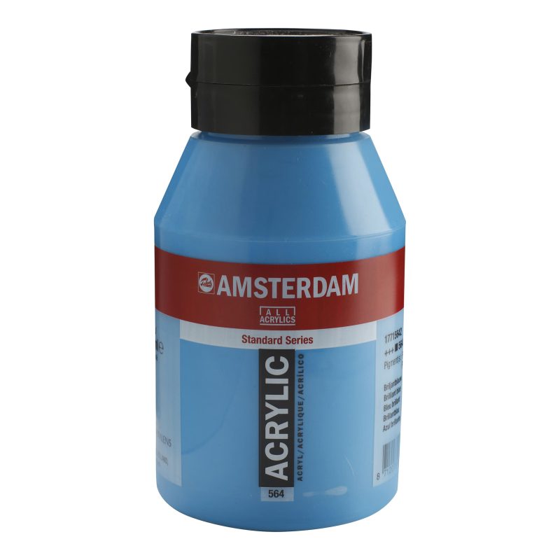 Tinta Acrílica Amsterdam 1 litro 564 Brilliant blue