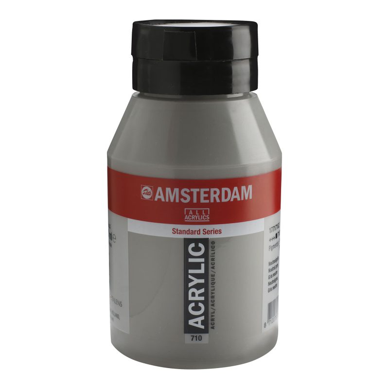 Tinta Acrílica Amsterdam 1 litro 710 Neutral grey
