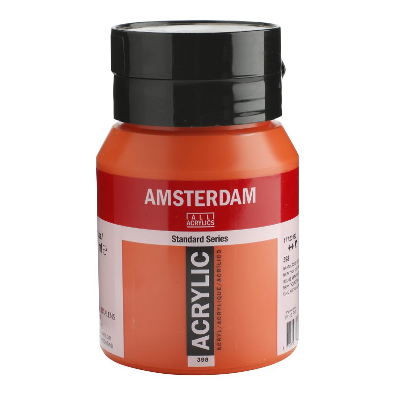 Tinta Acrílica Amsterdam 500ml 398 Naphthol red L