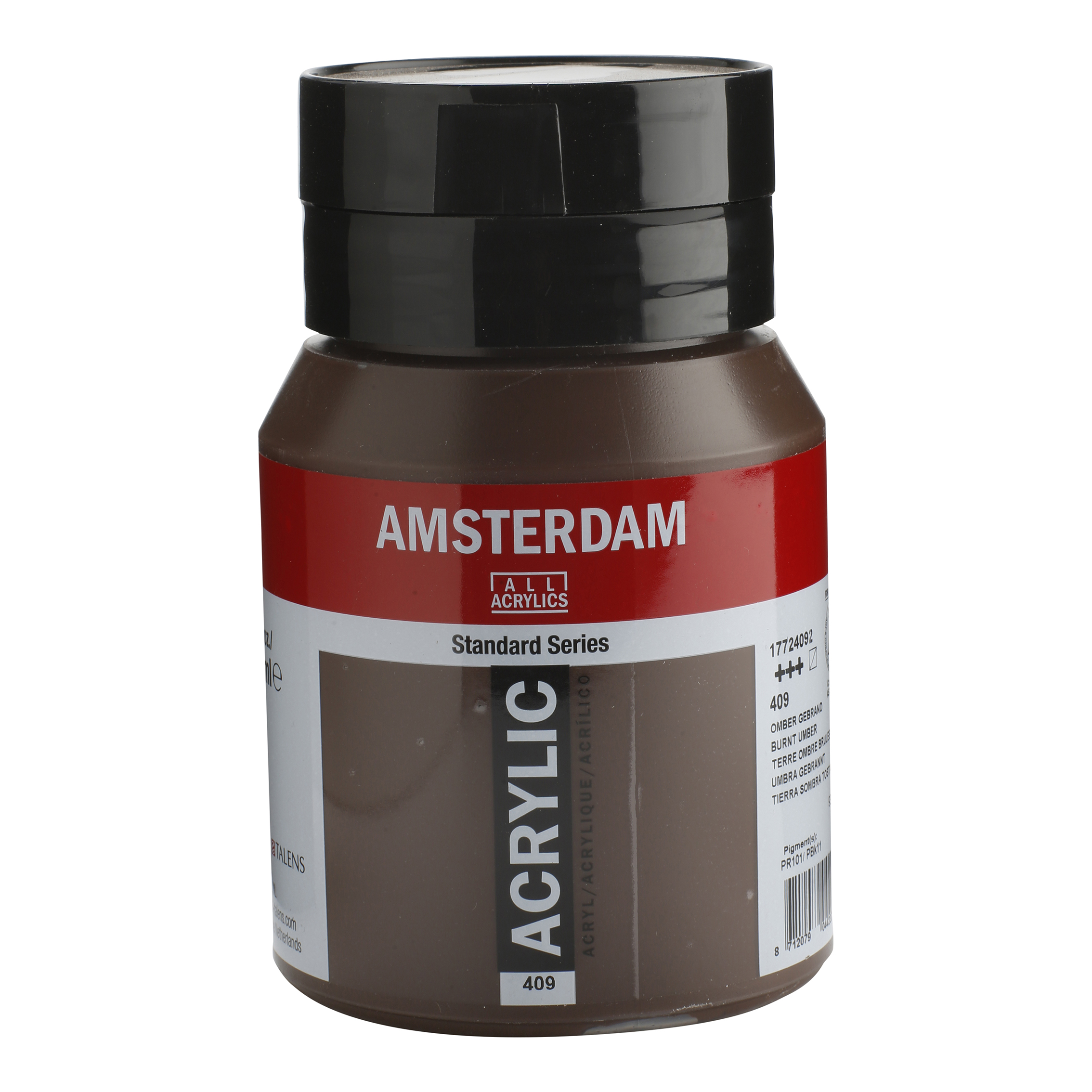 Tinta Acrílica Amsterdam 500ml 409 Burnt umber