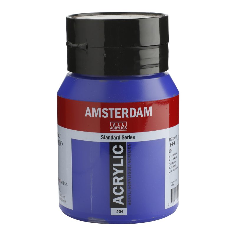Tinta Acrílica Amsterdam 500ml 504 Utramarine